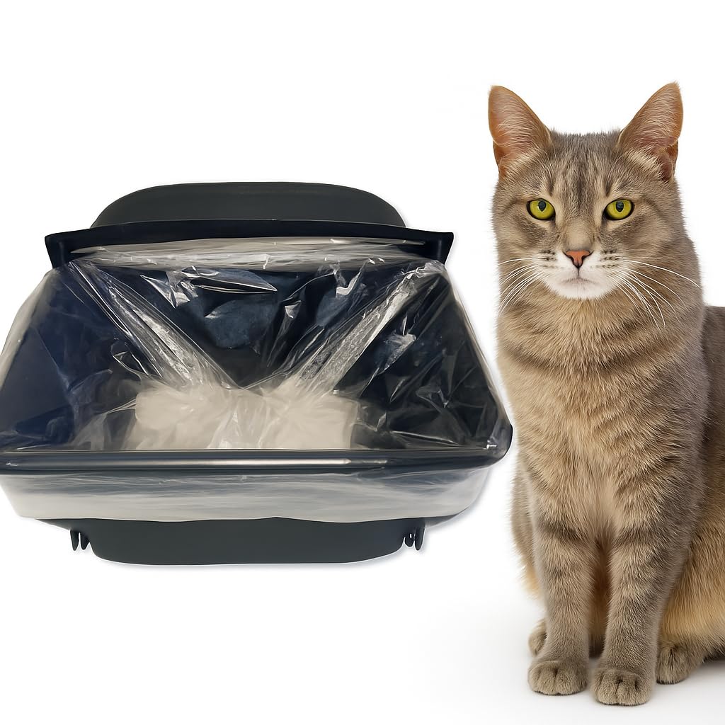 Cat Litter Bags - Compatible With Litter Bag Robot 3 4, 100 Count Waste Bags (9-11 Gallons), Easy To Use, Durable Plastic Cat Wa