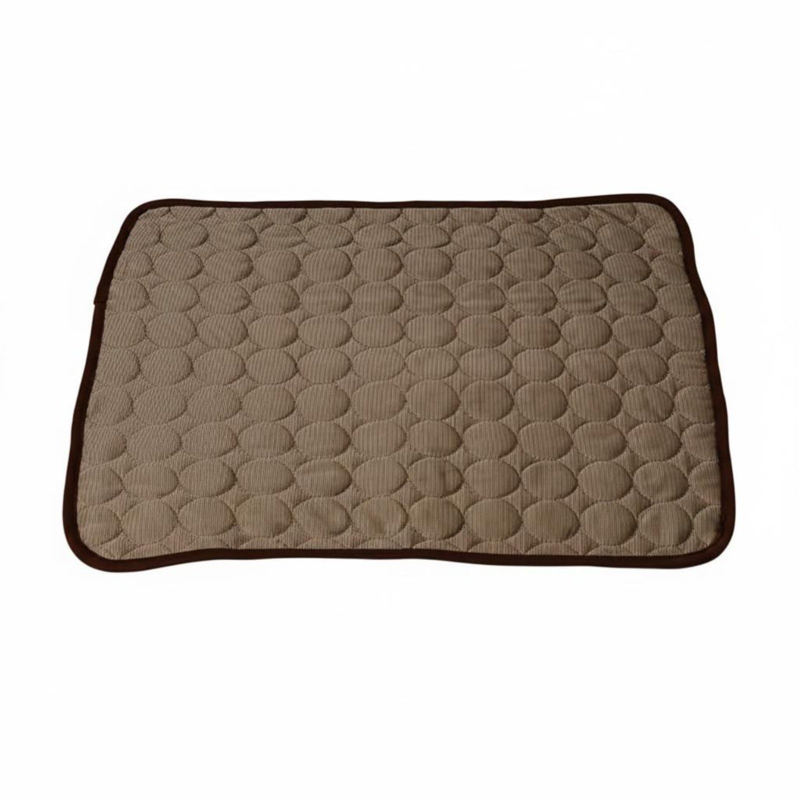 LOOM TREE Breathable Pet Cooling Mat Lightweight Dog Cooling Pad Machine Washable for Dogs, Cats, Summer, Brown, M | Pet Supplie