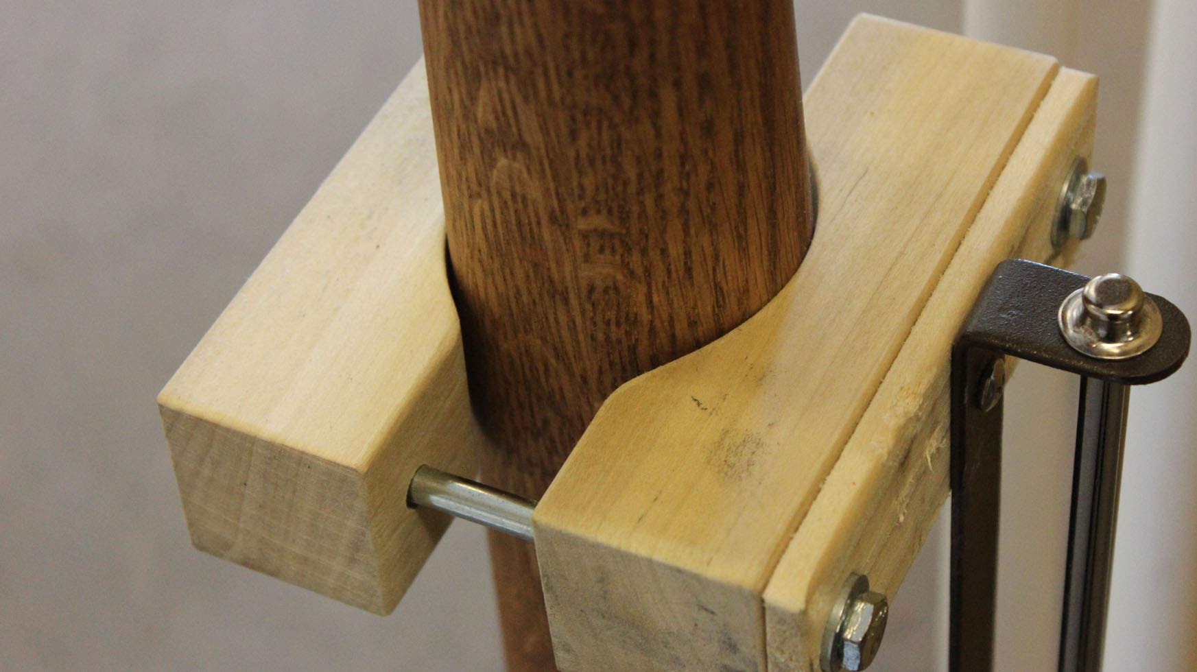 Cardinal Gates Round Clamp for Pet Gates ,Wood, Poplar ,Natural