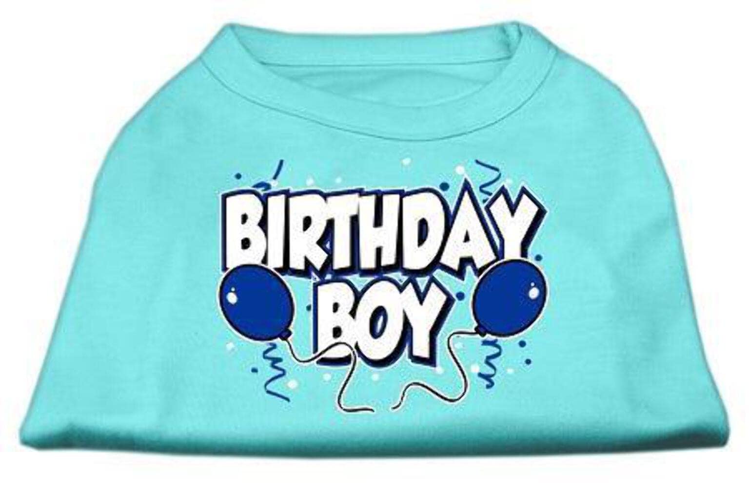 Mirage Pet Products 20-Inch Birthday Boy Screen Print Shirts, 3X-Large, Grey