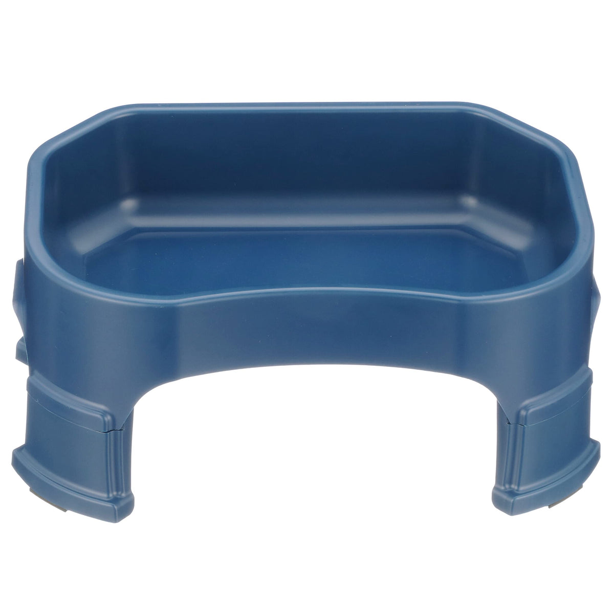 Neater Pet Brands Big Bowl with Leg Extensions Huge Jumbo Trough Style Dog Pet Water Dish (1.25 Gallons, Dark Blue)