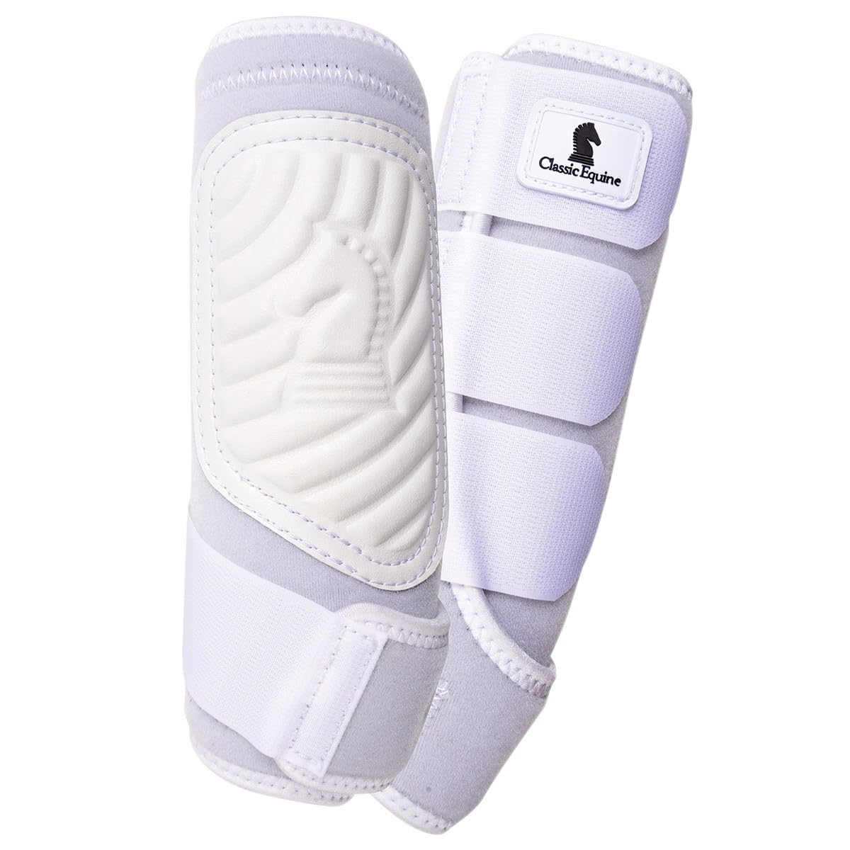 Classic Equine Classicfit Sling Boots, Front (White, Large)