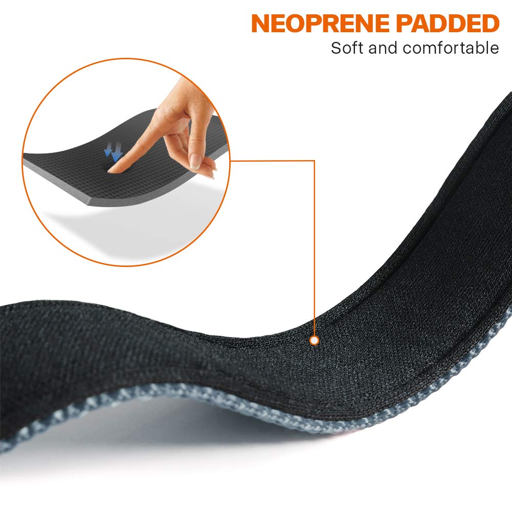 Taglory Reflective Dog Collar With Safety Locking Buckle, Adjustable Nylon Pet Collars For Small Dogs, S, Grey