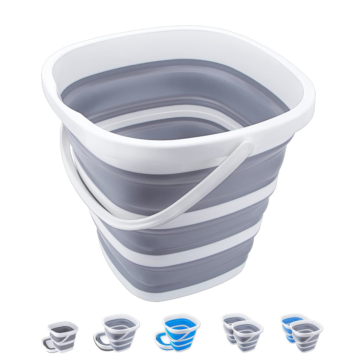 Craftend Collapsible Bucket 10L 26 Gallon Cleaning Bucket Mop Bucket Folding Foldable Portable Small Plastic Water Supplies For 