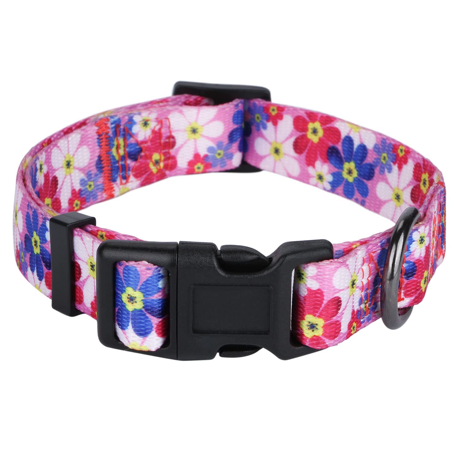 Rhea Rose Dog Collar Special Design Personalized Cute Girl Soft Collars Sunflower, Medium