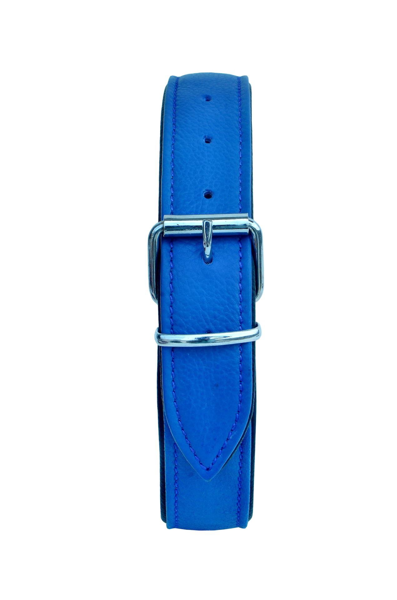 Leather Dog Collar Padded For Comfort For Puppies And Big Dogs 10Ab305-L