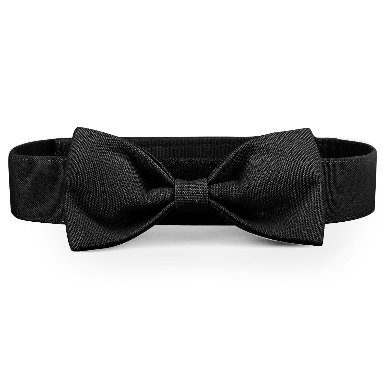 Segarty Dog Wedding Outfit, Adjustable Black Bowtie Collar For Extra Large Dogs, Durable Dog Neck Tie Tuxedo Comfortable Pets Gr