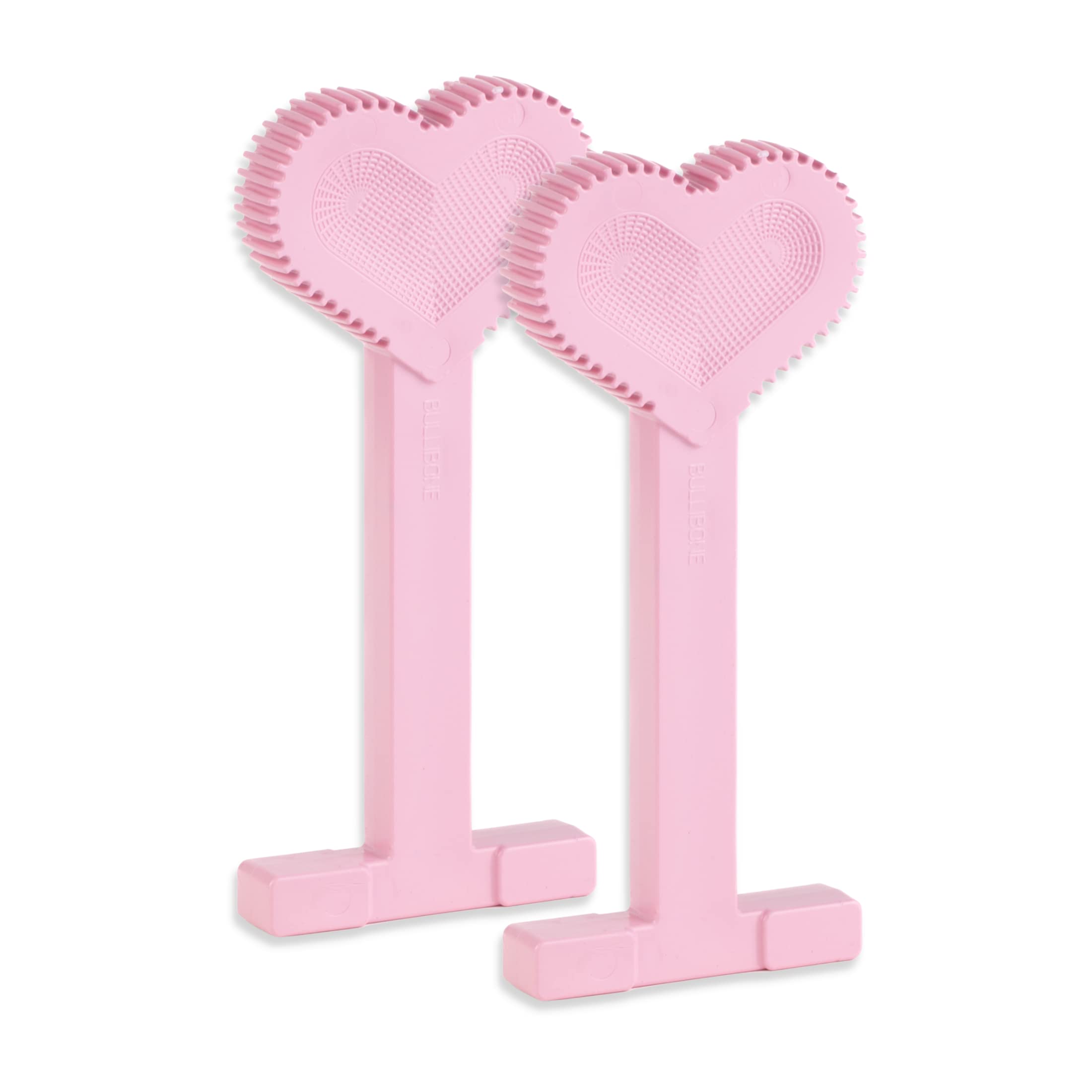 Bullibone Nylon Dog Chew Toy Nylon Bone - Improves Dental Hygiene, Easy To Grip Bottom, And Permeated With Flavor (Peppermint, Large - 2 Pack)