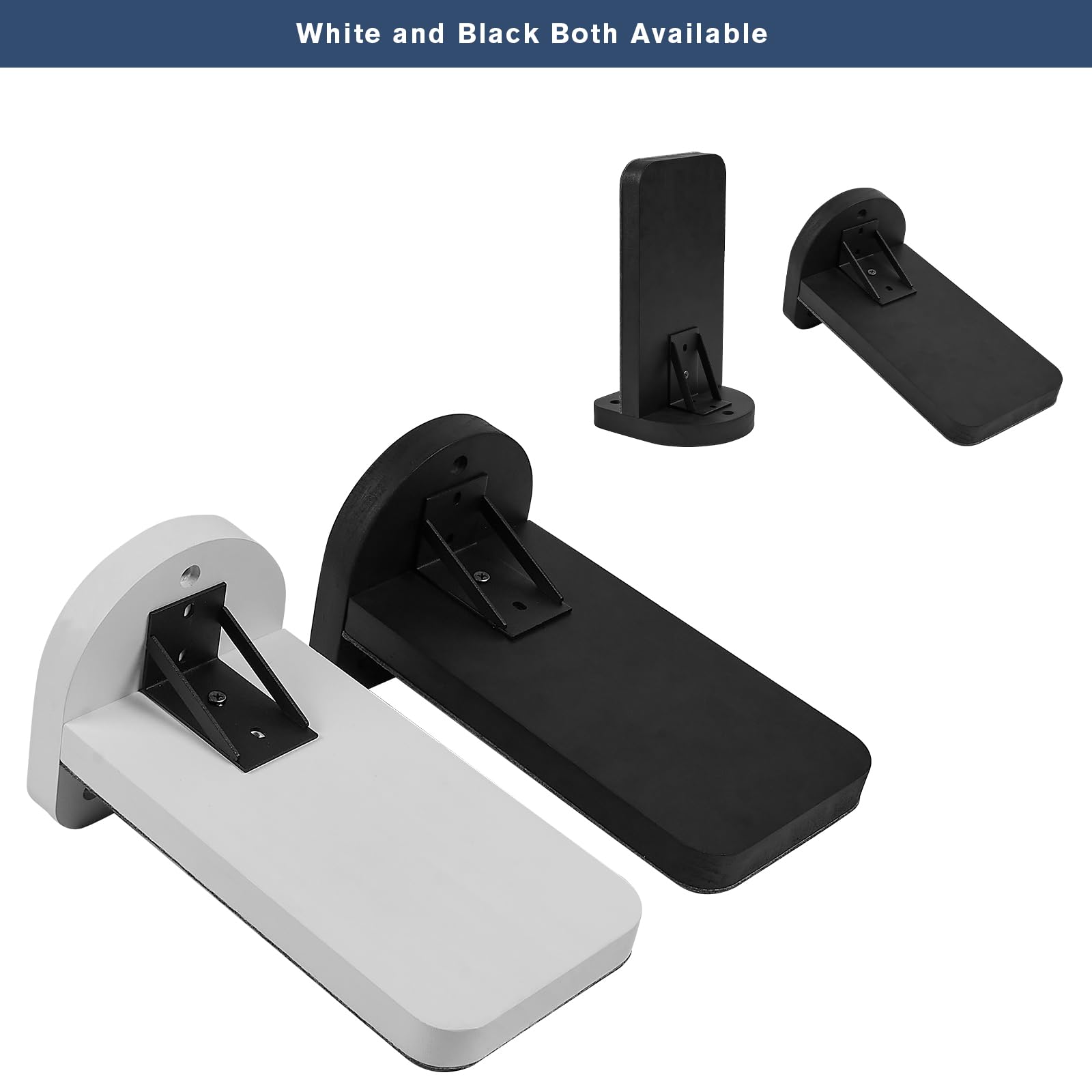 Espets Set Of 3 Black Natural Wood Paited Cat Wall Floating Steps Climbing Shelves - Wall Mounted Cat Stairs Ladder, Cat Shelf P