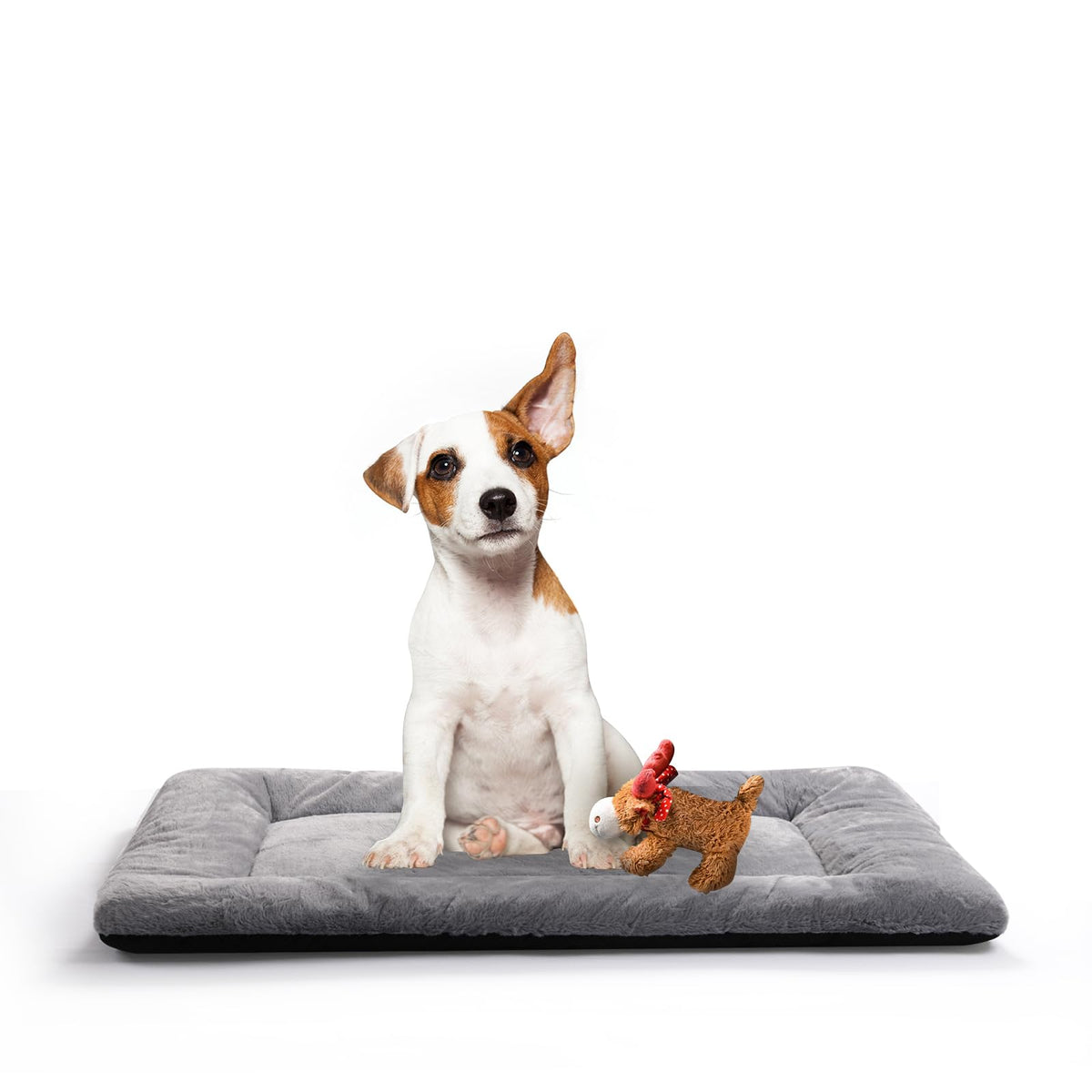 Dog Beds Crate Pad For Medium Dogs Fit Metal Dog Crates,Ultra Soft Dog Crate Bed Washable & Anti-Slip Kennel Pad For Dogs Cozy S