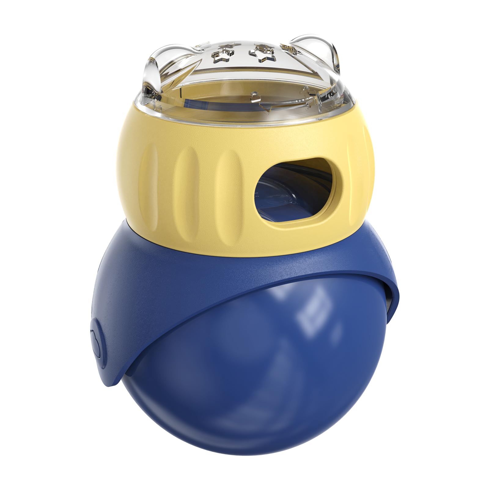 Majoxin Dog Interactive Toys Adjustable Food Dispenser Tough Slow Feeder Ball Treat Dispenser Dog Toys Puzzles Feeder for Small