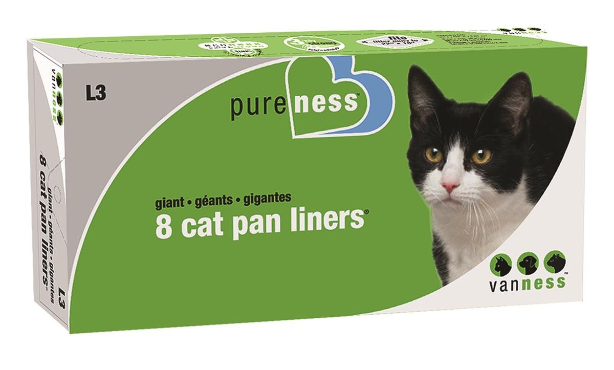 Pureness Giant Cat Pan Liners, 8 Count