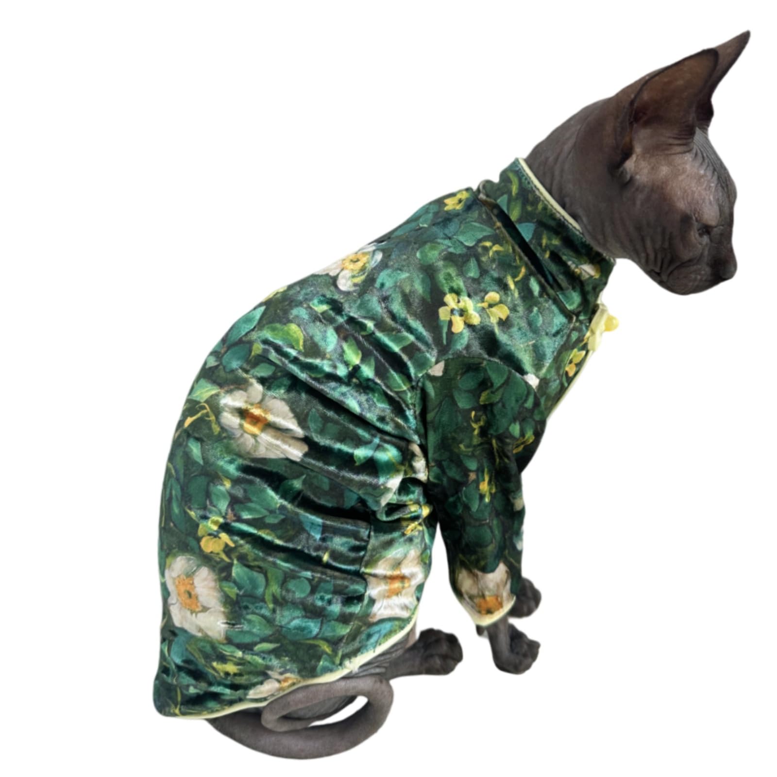 Traditional Culture Sphynx Hairless Cat Cotton T-Shirts Cats Clothes Pet Sweater Cat'S Vest Pet Clothes Kitten Shirts Small Dogs