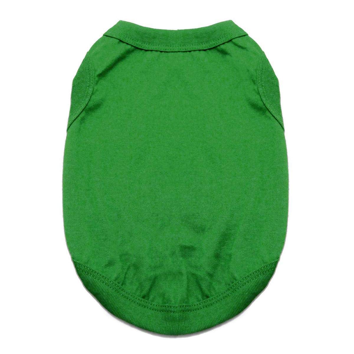 Doggie Design Cotton Dog Tank - Emerald Green (Small)
