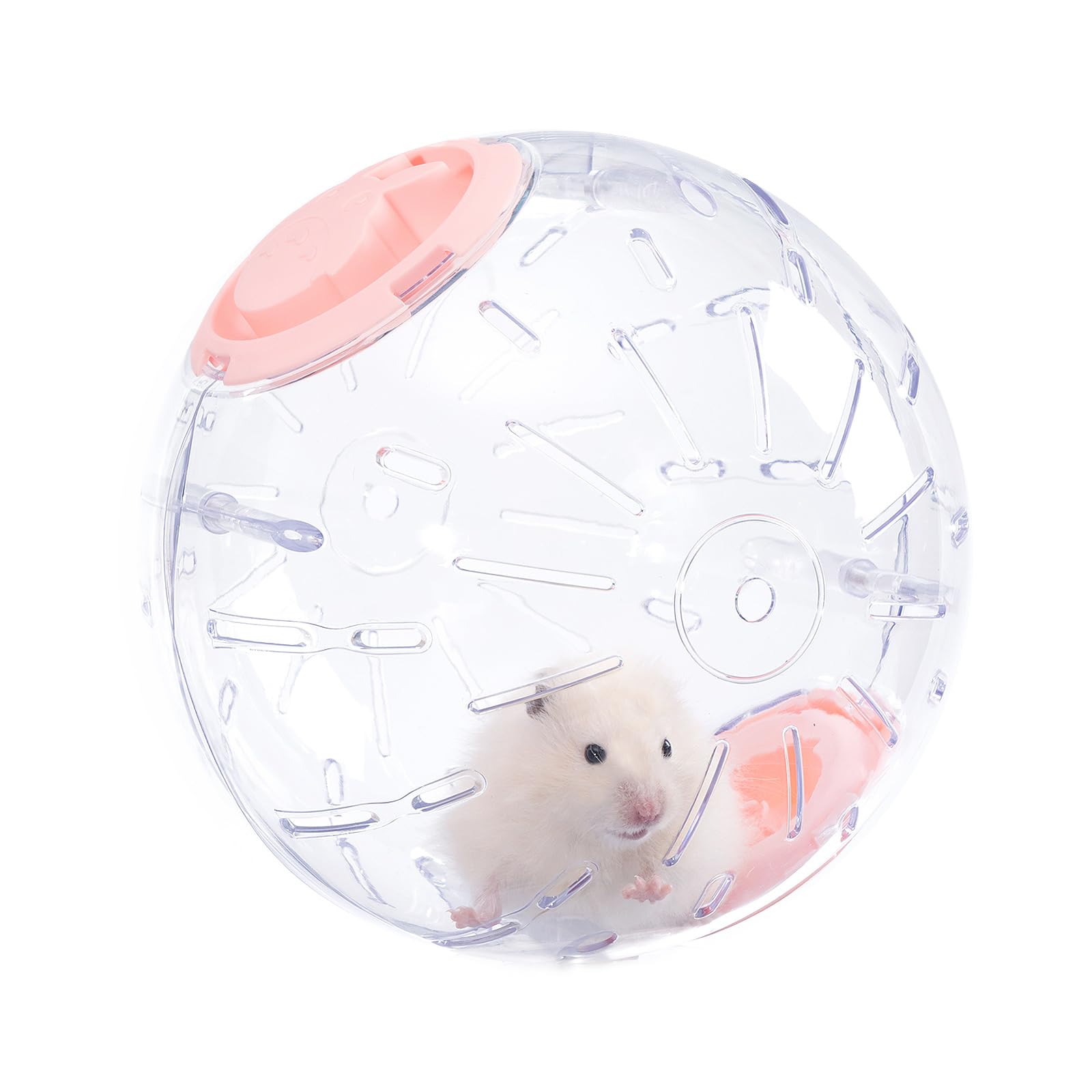7.9 Inch Hamster Ball, Running Ball Toy, Transparent, Breathable, Promote Exercise Health, Reduce Stress, Easy to Clean, Hamster