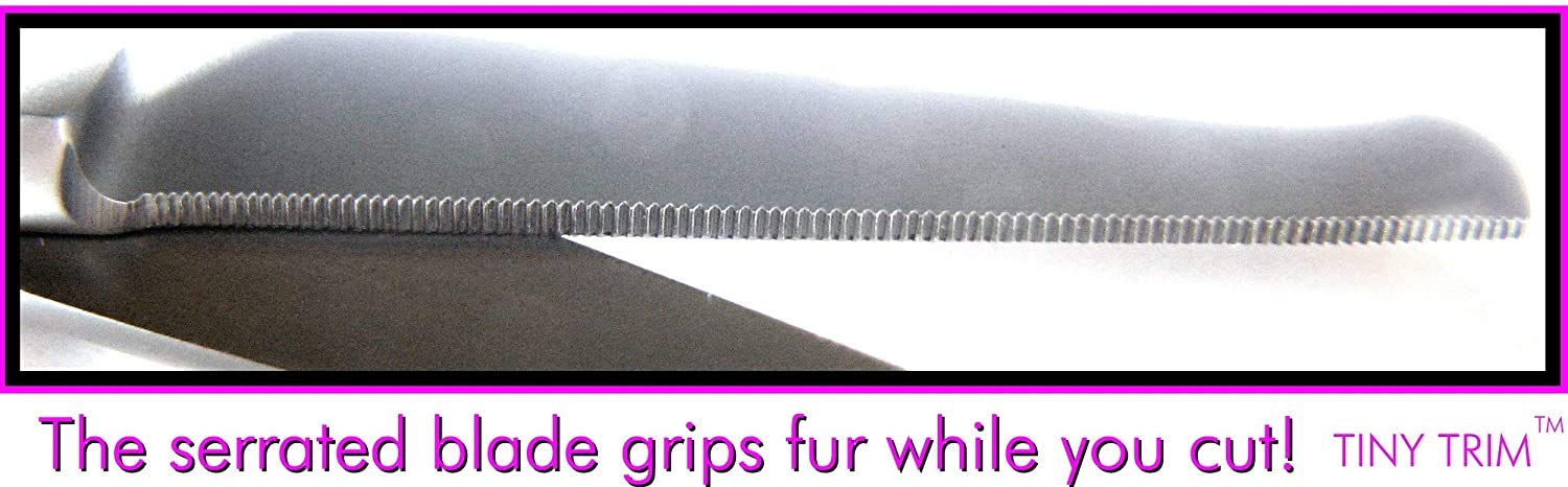 Tiny Trim 4.5' Ball-Tipped Scissor For Dog, Cat And All Pet Grooming - Ear, Nose, Face & Paw - Scaredy Cut'S Small Safety Scissor