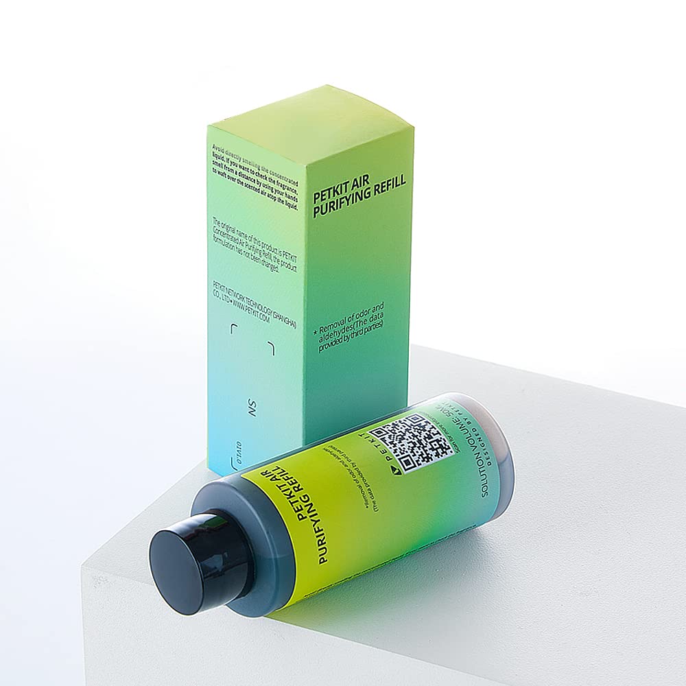 Petkit Air Purifying Refills For Purax Puramax Self-Cleaning Cat Llitter Box, Replaced Odor Removers Refills (4 Bottles) For Automatic Cat Litter Box