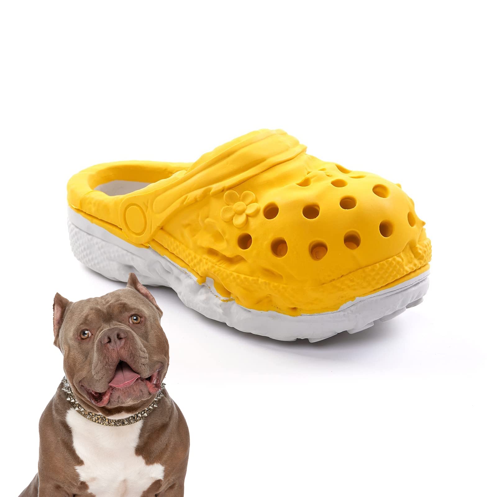 MONDOTOY Dog Chew Toys,Tough Dog Toys for Aggressive Chewers,Durable Rubber Puppy Toy, Interactive Puppy Toys Aggressive Chewers