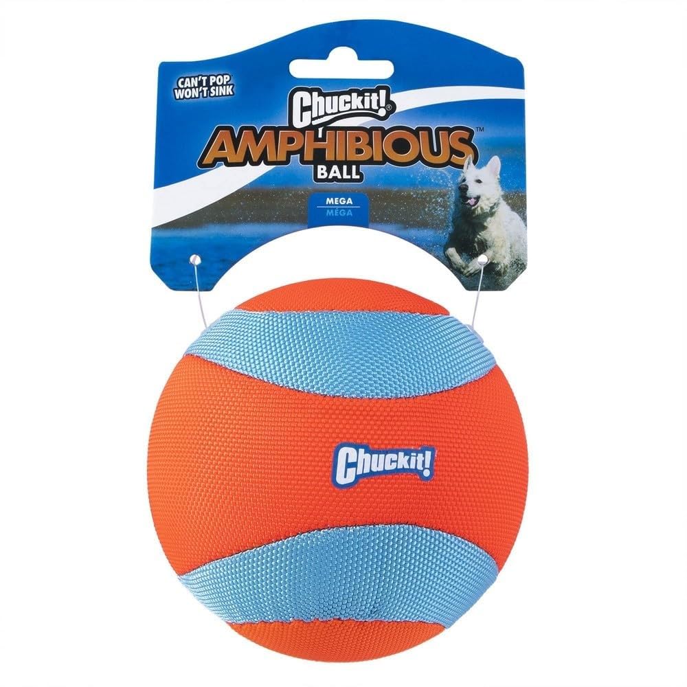Chuckit! Amphibious Mega Ball Or Roller That Floats For Medium And Large Dogs