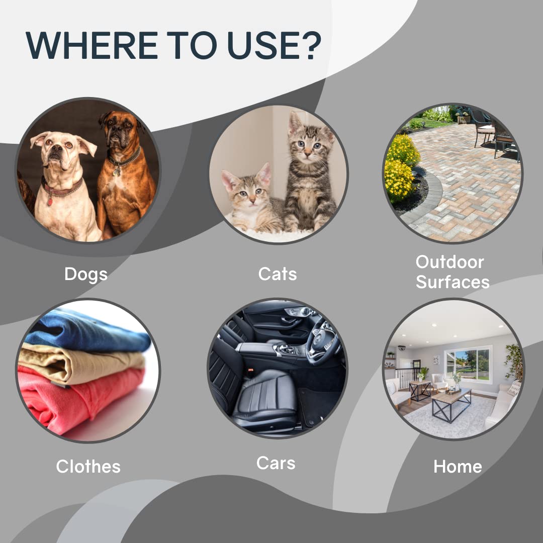 Skunk Off Odor Eliminator Pet Spray 32Oz - Safe For Head & Face - Ready To Use Skunk Odor Remover. Non-Enzymatic Formula Safe For Pets & People.