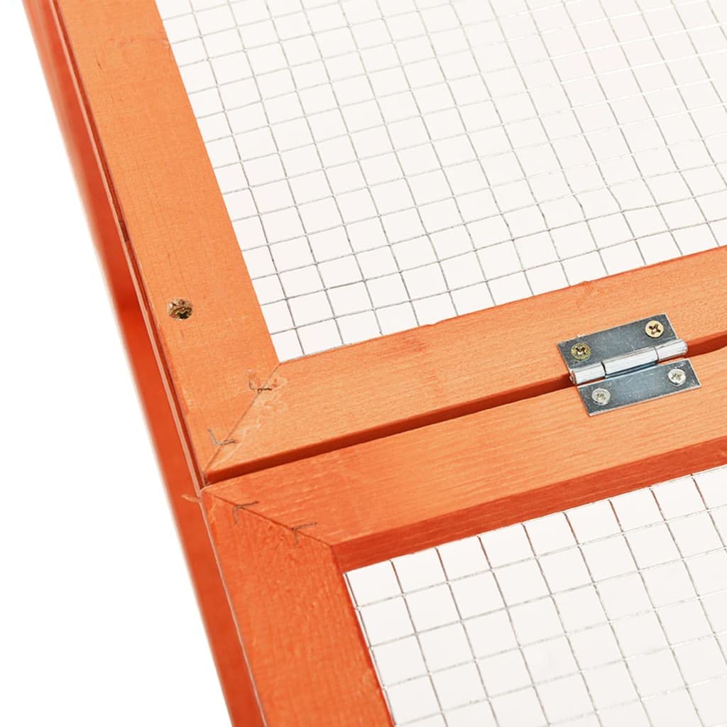 SKM Rabbit Hutch 72&quot;x35.4&quot;x18.1&quot; Solid Firwood