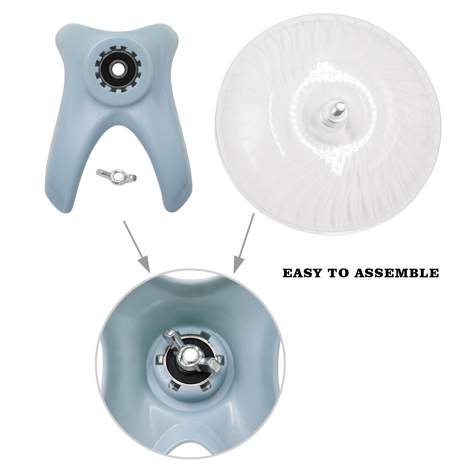 Hermit Crabs Wheel Toy, Hamster Running Wheel Toys, Small Animals Cage Accessory, Tank Accessory, Suitable for Hermit Crab Hamst