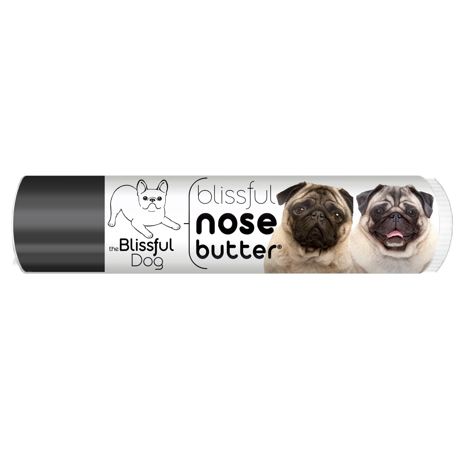 The Blissful Dog Fawn Pug Nose Butter, Versatile Dog Nose Balm for Dry Nose, Handcrafted Nose Moisturizer, Easy-to-Apply Dog Ess