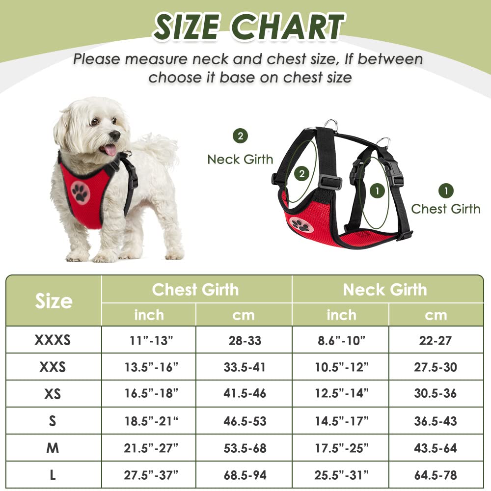 Slowton Dog Car Harness Seat Belt Set, Dog Vest Harness Adjustable Mesh Breathable & Vehicle Safety Seatbelt Tether With Elastic Bungee For Small Medium Large Pets (Lime Green, Xxs)