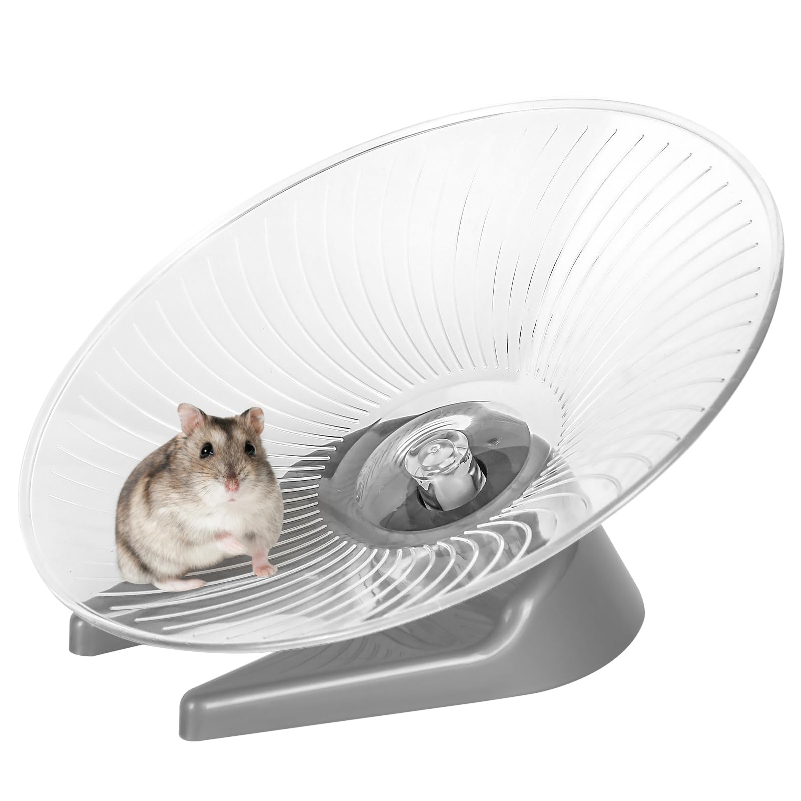 Nedenyou Silent Hamster Exercise Wheels - Quiet Spinner Hamster Running Wheels With Adjustable Stand For Gerbils Mice Or Other S