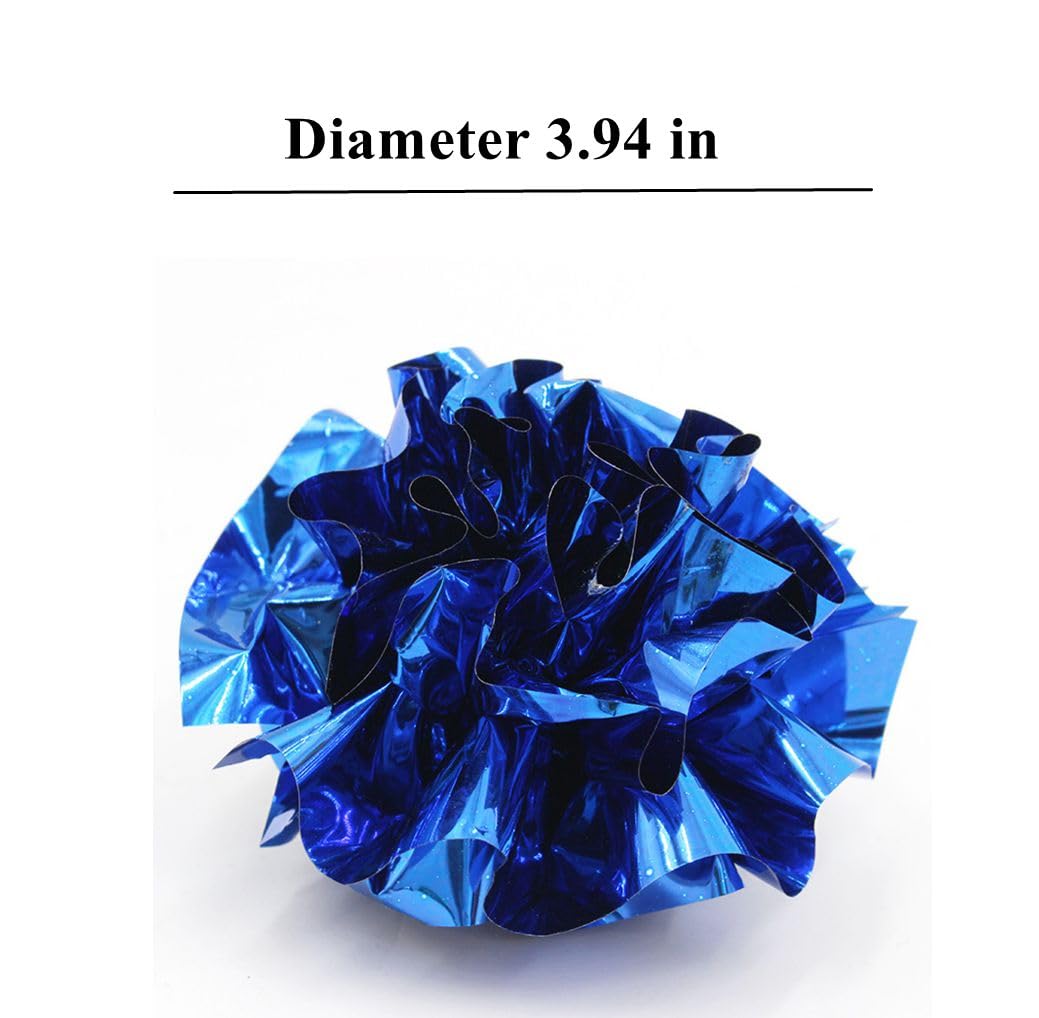 Ismarten 10 Packs Crinkle Balls Cat Toys For Indoor Cats, Lightweight Shiny Crinkle Paper Ball For Kitten (Random Color) (3.94 I