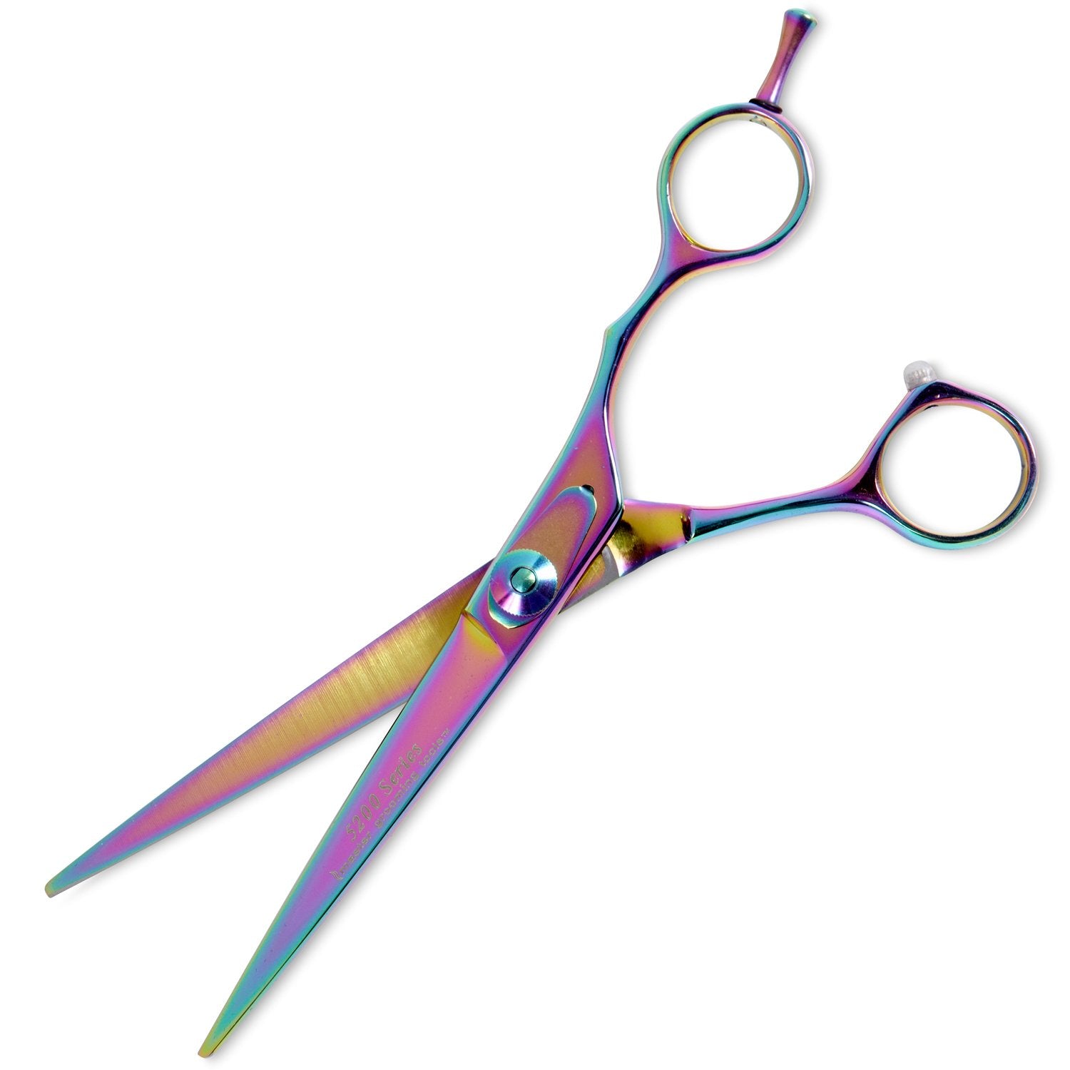 Master Grooming Tools 5200 Rainbow Series Shears — High-Performance Shears For Grooming Dogs - Straight, 6½'