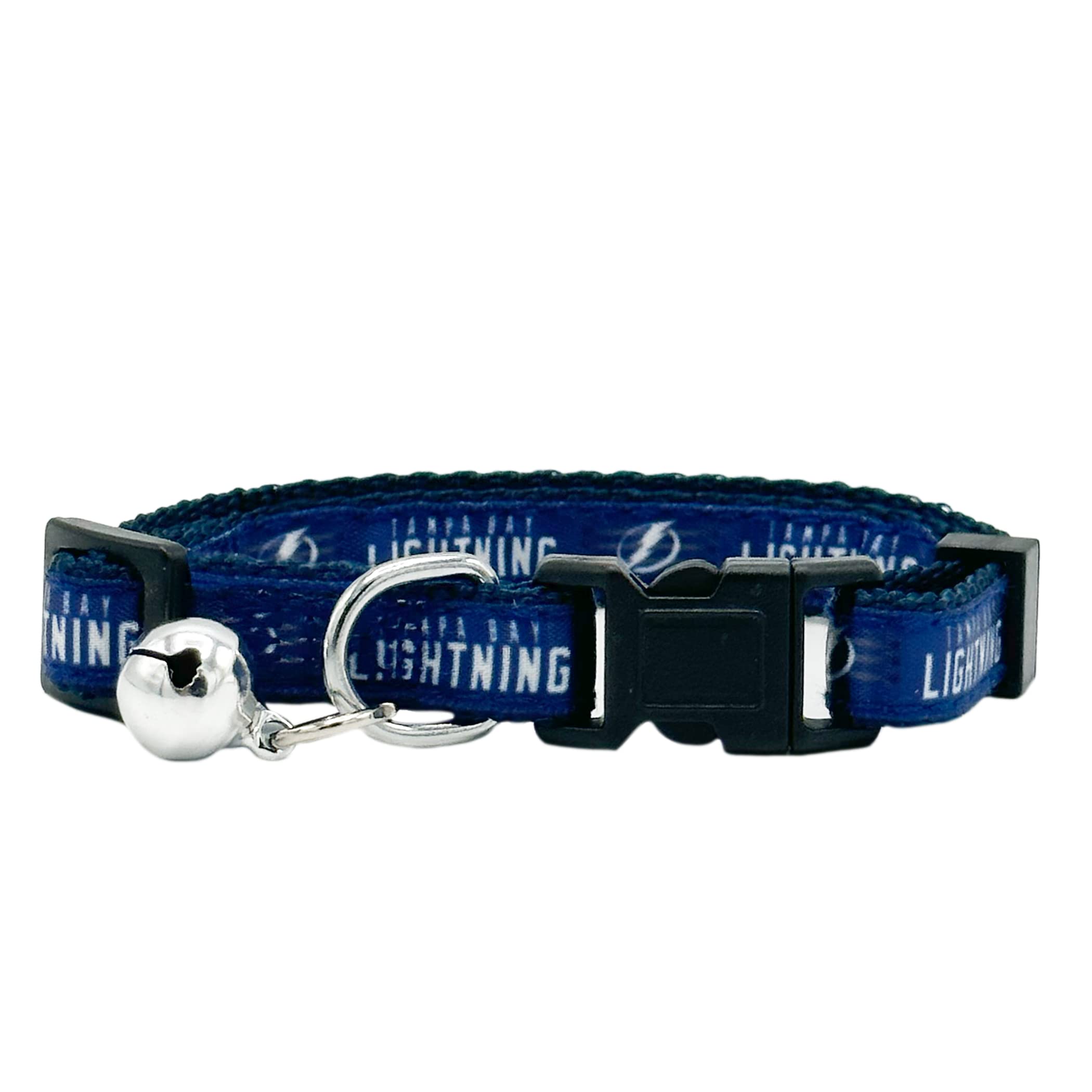 Nhl Cat Collar Tampa Bay Lightning Satin Cat Collar Hockey Team Collar For Dogs & Cats. A Shiny & Colorful Cat Collar With Ringi