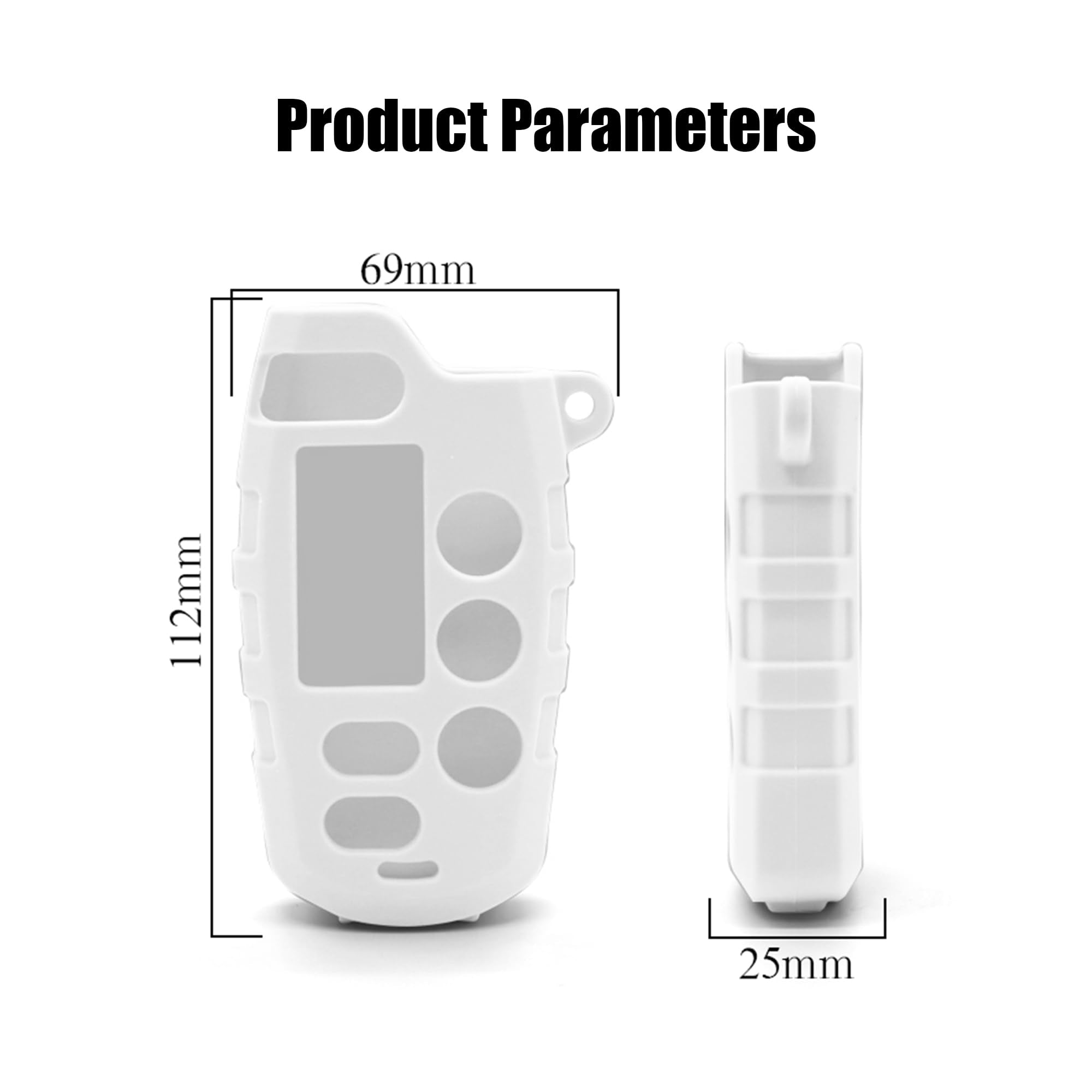 Ermorgen Compatible for Bousnic Dog Shock Collar (Model RS2) Remote Control Case, Soft Silicone Skin Protective Cover Shock-Abso