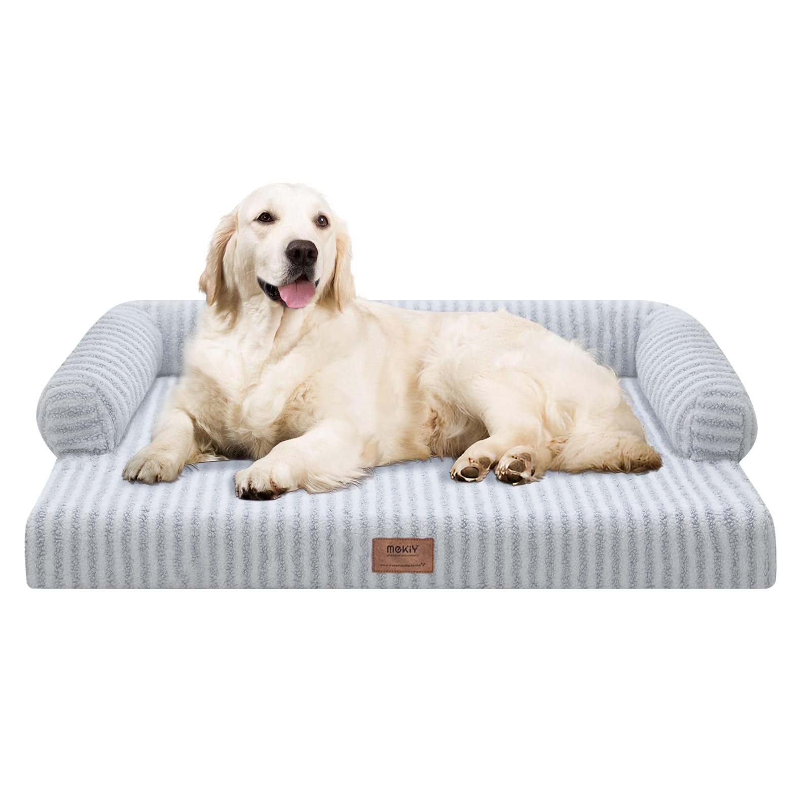 Orthopedic Waterproof Dog Bed for Extra Large Dog Sofa Comfy Pet Bed with Washable Removable Cover & Non-Slip Bottom