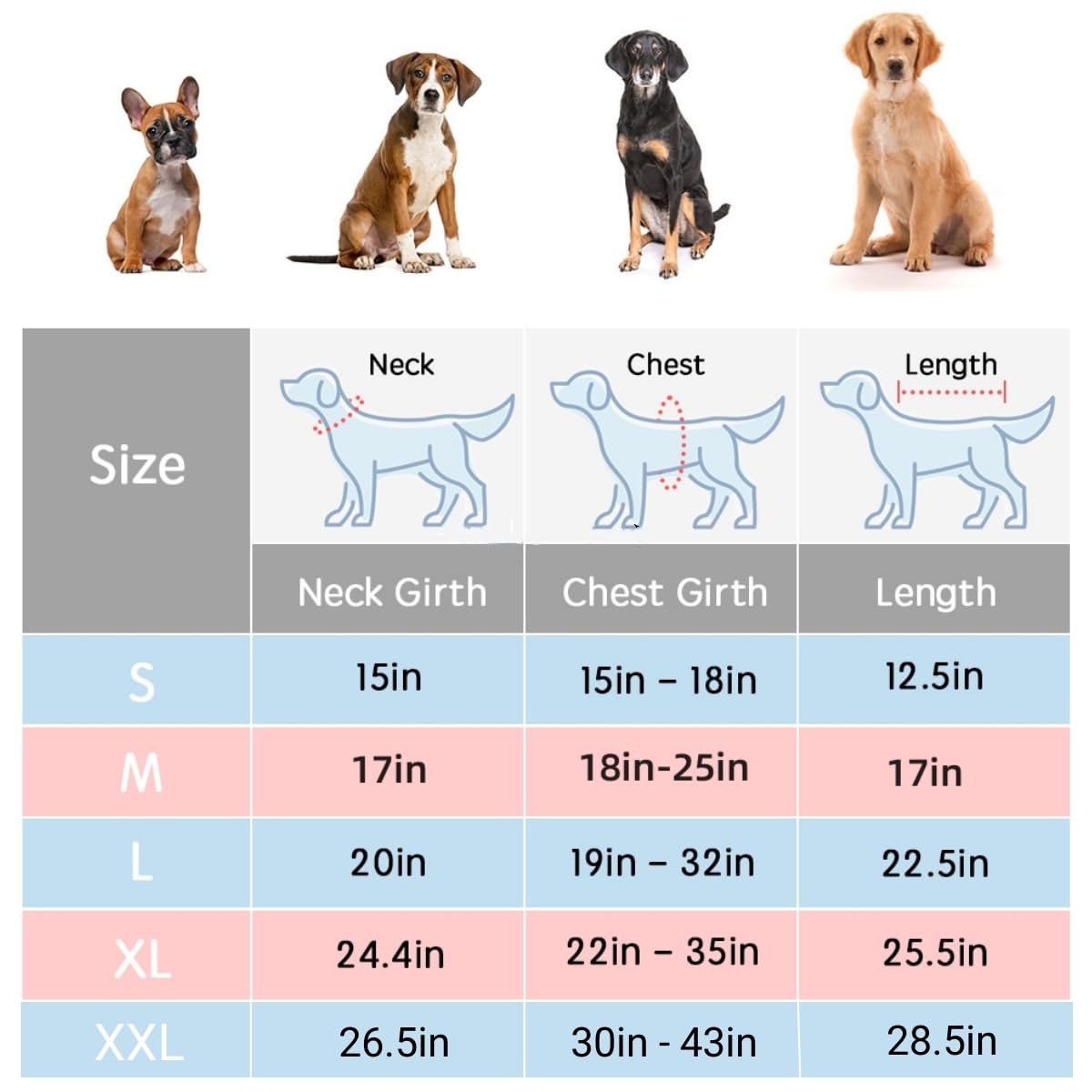 Candofly Dog Raincoat Hooded Poncho - Adjustable Waterproof Dog Rain Jacket Lightweight Reflective Dog Rain Coat Pet Slicker For Small Medium Large Dogs (Large, Sky Blue)