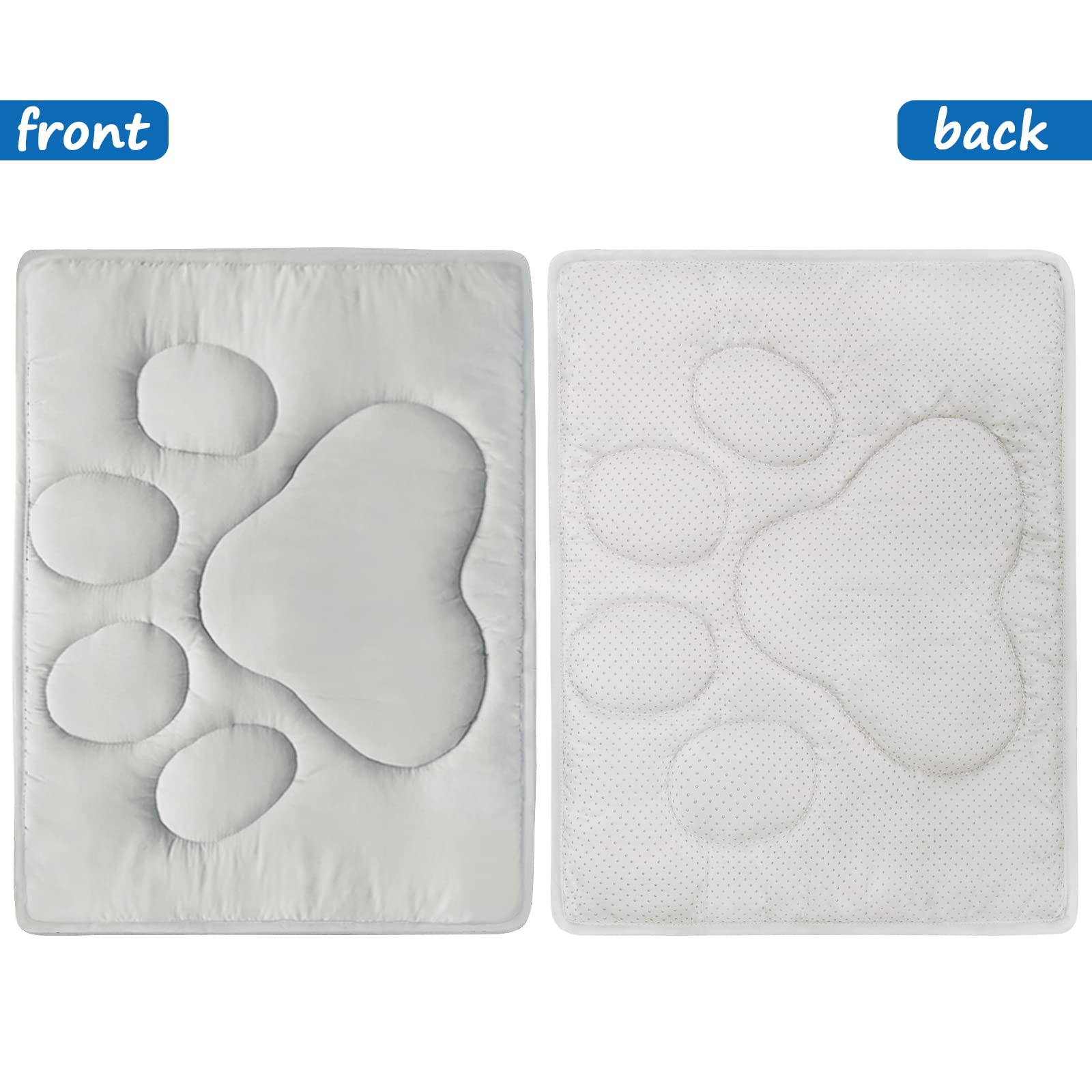 Coldwind Dog Mat For Crate 42 Inch, Soft Crate Mat With Anti-Slip Bottom, Machine Washable Pet Mattress For Pet Sleeping