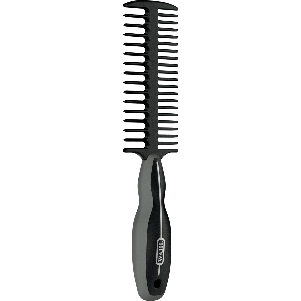 Wahl Professional Animal Mane & Tail Brush - Ergonomic Black Braiding Comb (#858708) For Equine Grooming