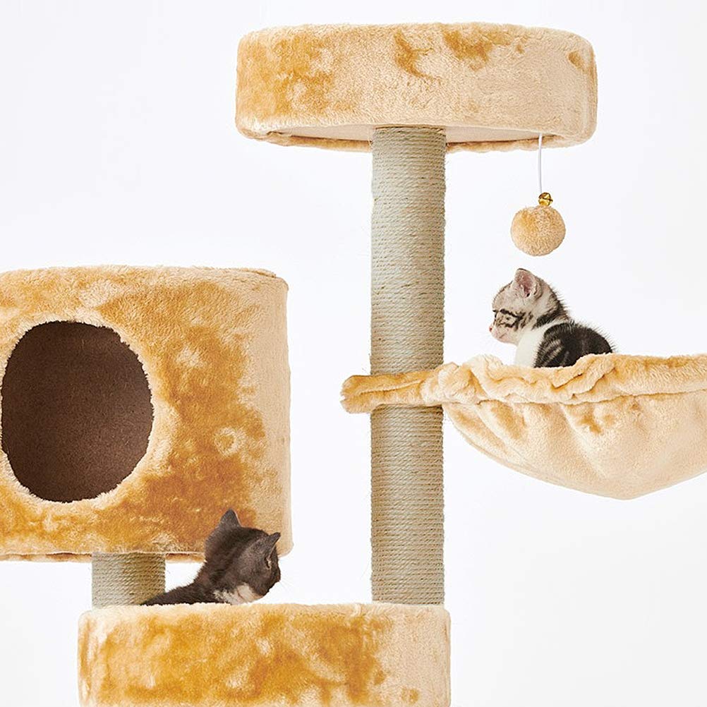 Aoneky Replacement Cat Scratching Post Sisal Rope - Hemp Rope For Cat Tree And Tower (1/4'' 66 Ft)