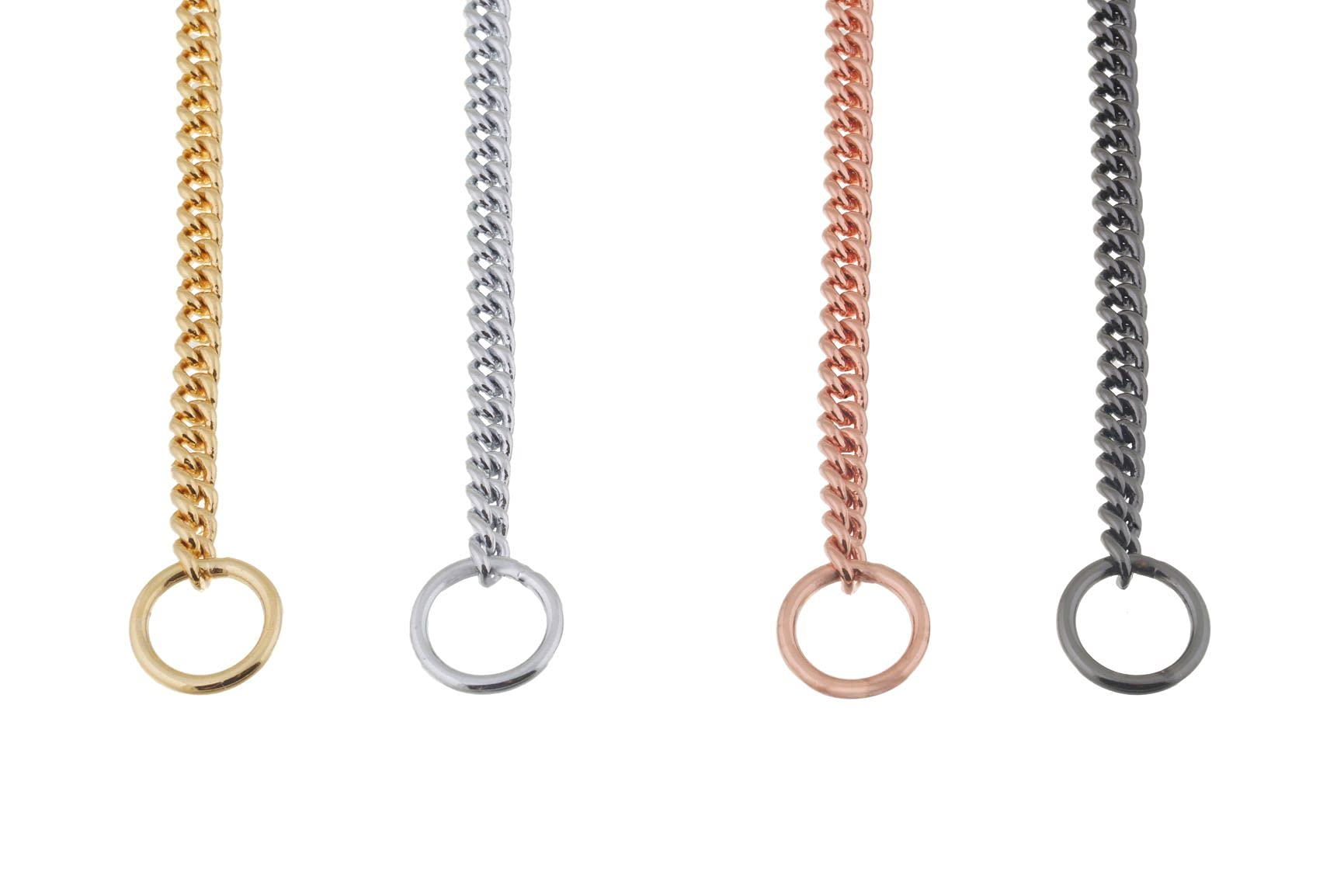 Alvalley Slip Curve Show Collar For Dogs Thickness 1.4 Mm X 20 In