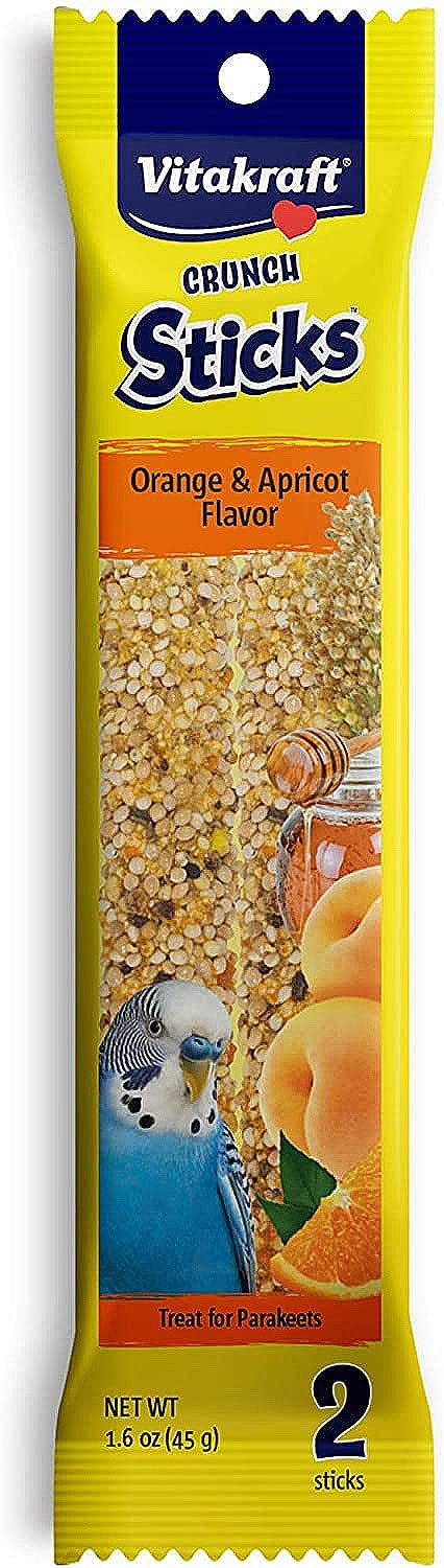 Vitakraft Parakeet Orange Glazed Treat Sticks