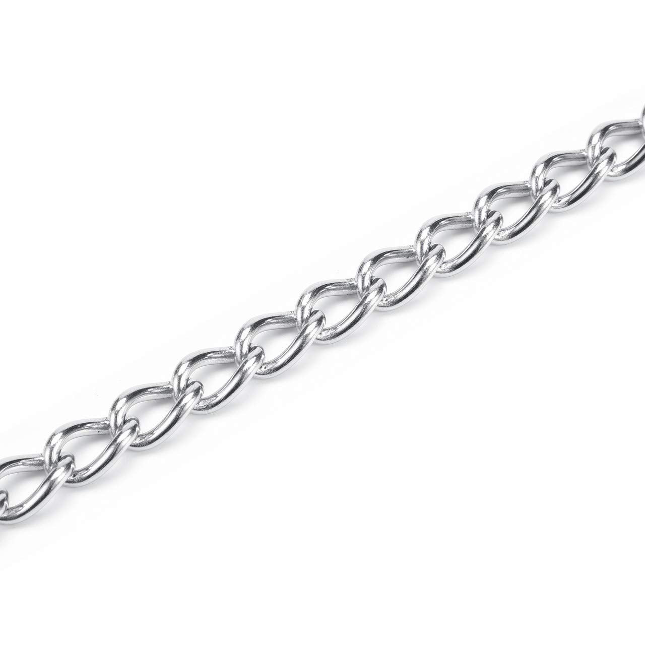 Mogoko Stainless Steel Dog Choke Chain Collar, Puppy Metal P Chain Slip Collar Pet Training Walking Choker(3.0Mm;20.0 Inch)