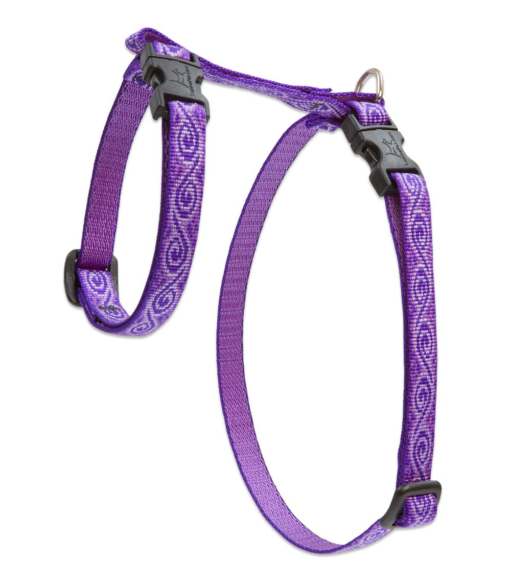 Lupinepet Originals 1/2' Jelly Roll 12-20' H-Style Harness For Small Pets