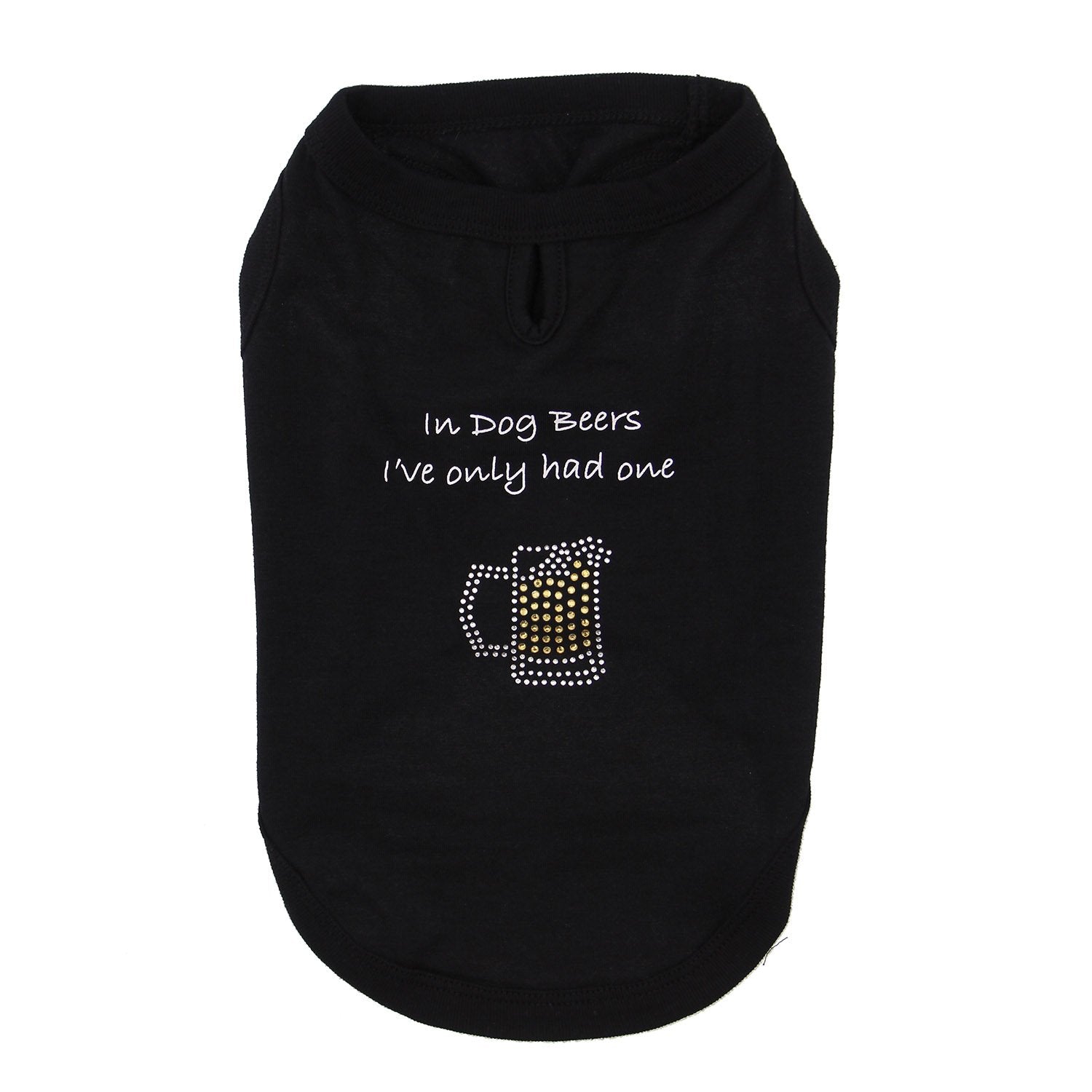 Doggie Design In Dog Beers I'Ve Only Had One Designer Dog Tank (65% Cotton And 35% Polyester) (Xl)