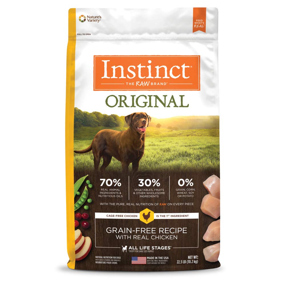 Instinct Original Chicken Dry Dog Food, 22.5 lb. Bag