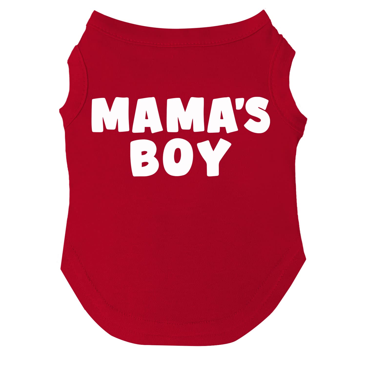 Mama'S Boy Mother'S Day, Valentine'S Day Dog Tee Shirt Sizes For Puppies, Toys, And Large Breeds (Red, 6X-Large 944)