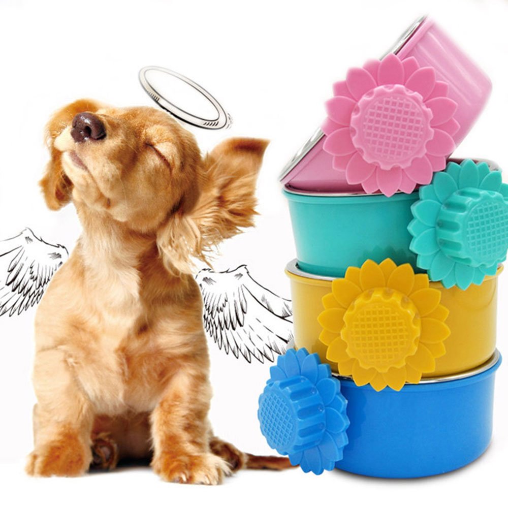 DEVILMAYCARE Pet Feeder Dog Bowl Stainless Steel Food Hanging Bowl Crates Cages Dog Parrot Bird Pet Drink Water Bowl Dish Access
