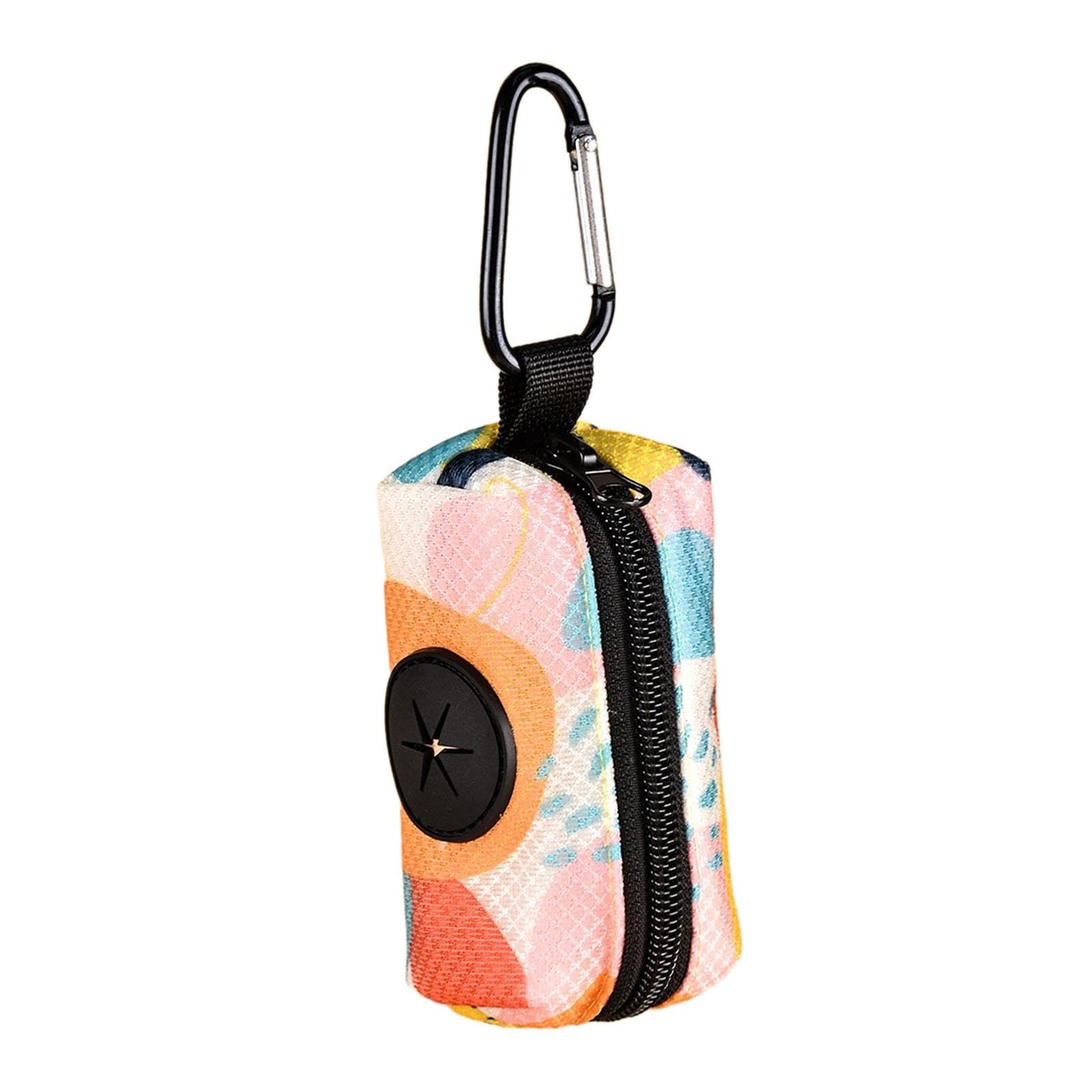 CALANDIS 4xPet Waste Bag Dispenser Outdoor Waste Bag Carrier for Camping Walking Travel | Pooper Scoopers & Bags | Dog Supplies