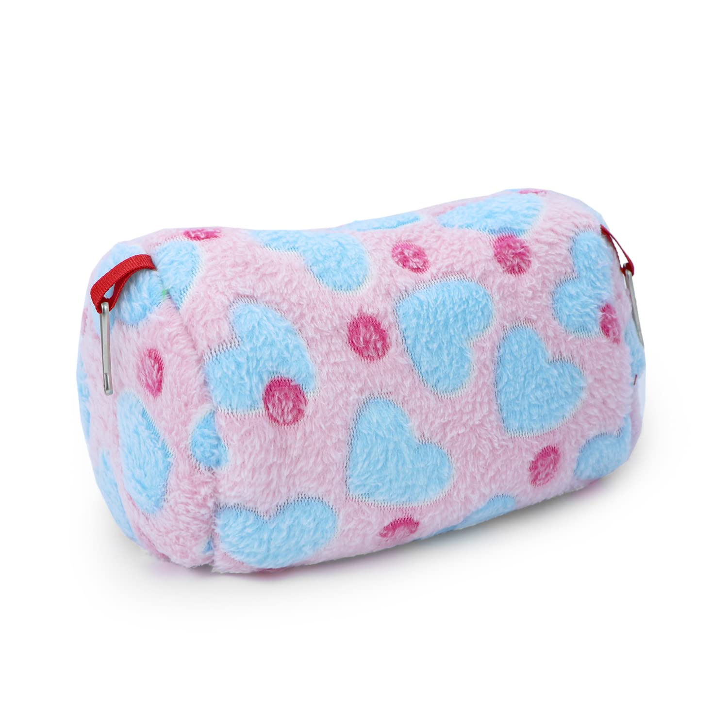 Wontee Hamster Hammock Warm Bed House Small Animal Hideout For Hamsters Gerbil Young Rat Mouse (Pink)