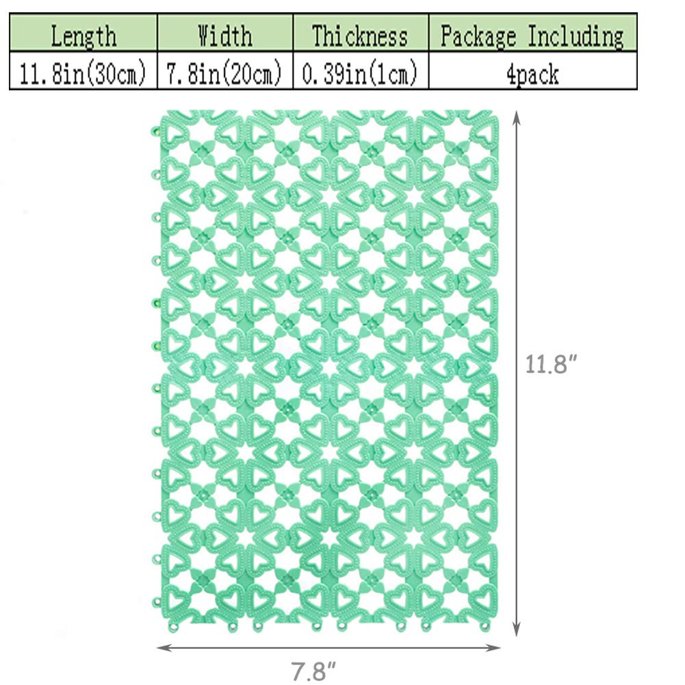 Hamiledyi Rabbit Cage Mats 6 Pcs Rabbit Resting Mat For Wire Floor Cages Plastic Bunny Feet Pad Playpen Feet Mats Floor Feet Pads For Rabbits Bunnies Chinchillas Guinea Pigs And Other Small Animals