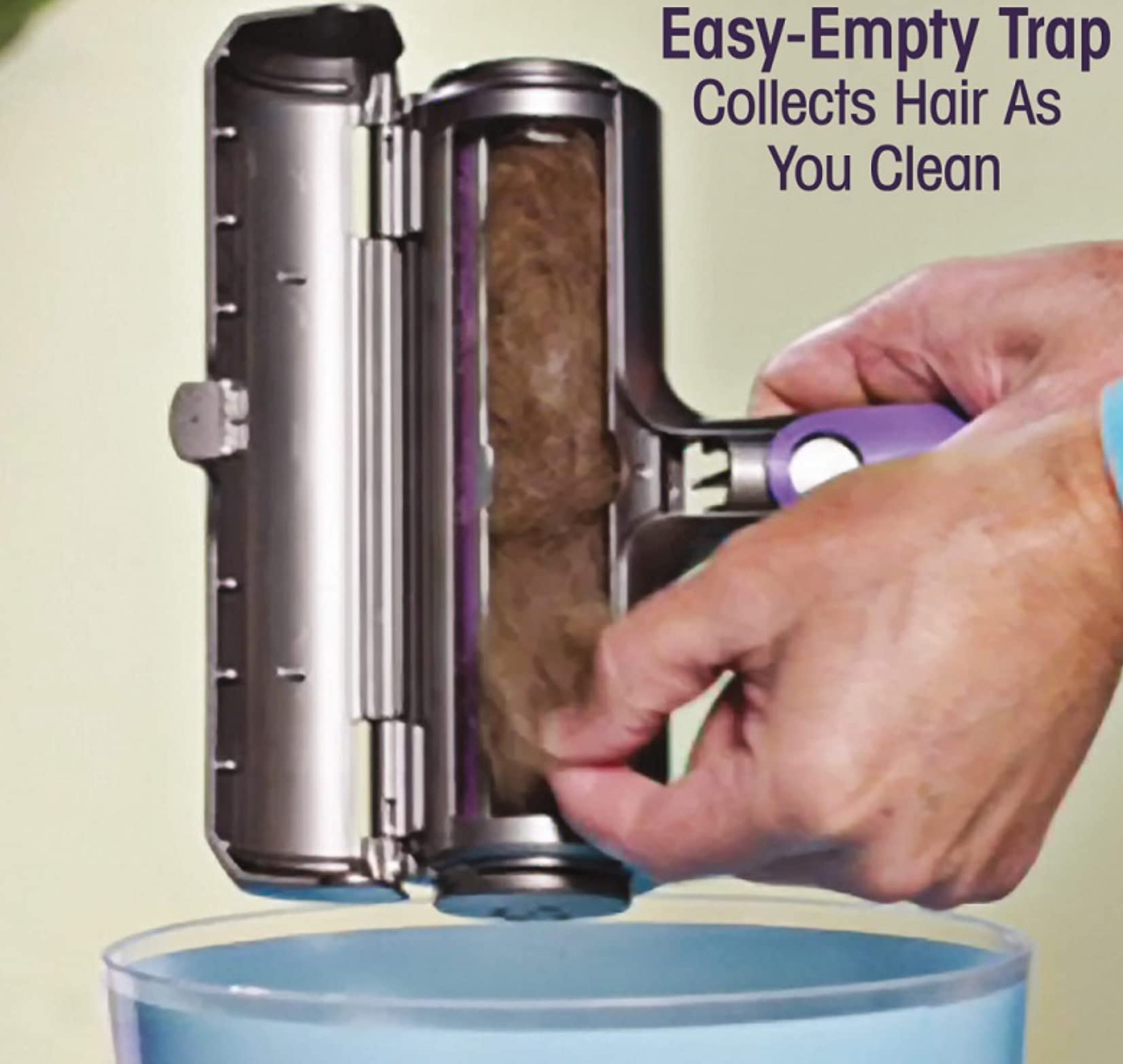 Generic Sonic Technology Pet Hair Removal Roller For Any Home Surfacedog And Cat Selfcleaning Fur Daddy With Ledno Adhesive Or S